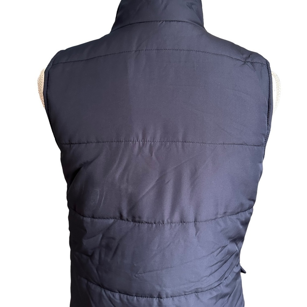Crown & Ivy Blue Zip Up Vest Size XS - Picture 5 of 17